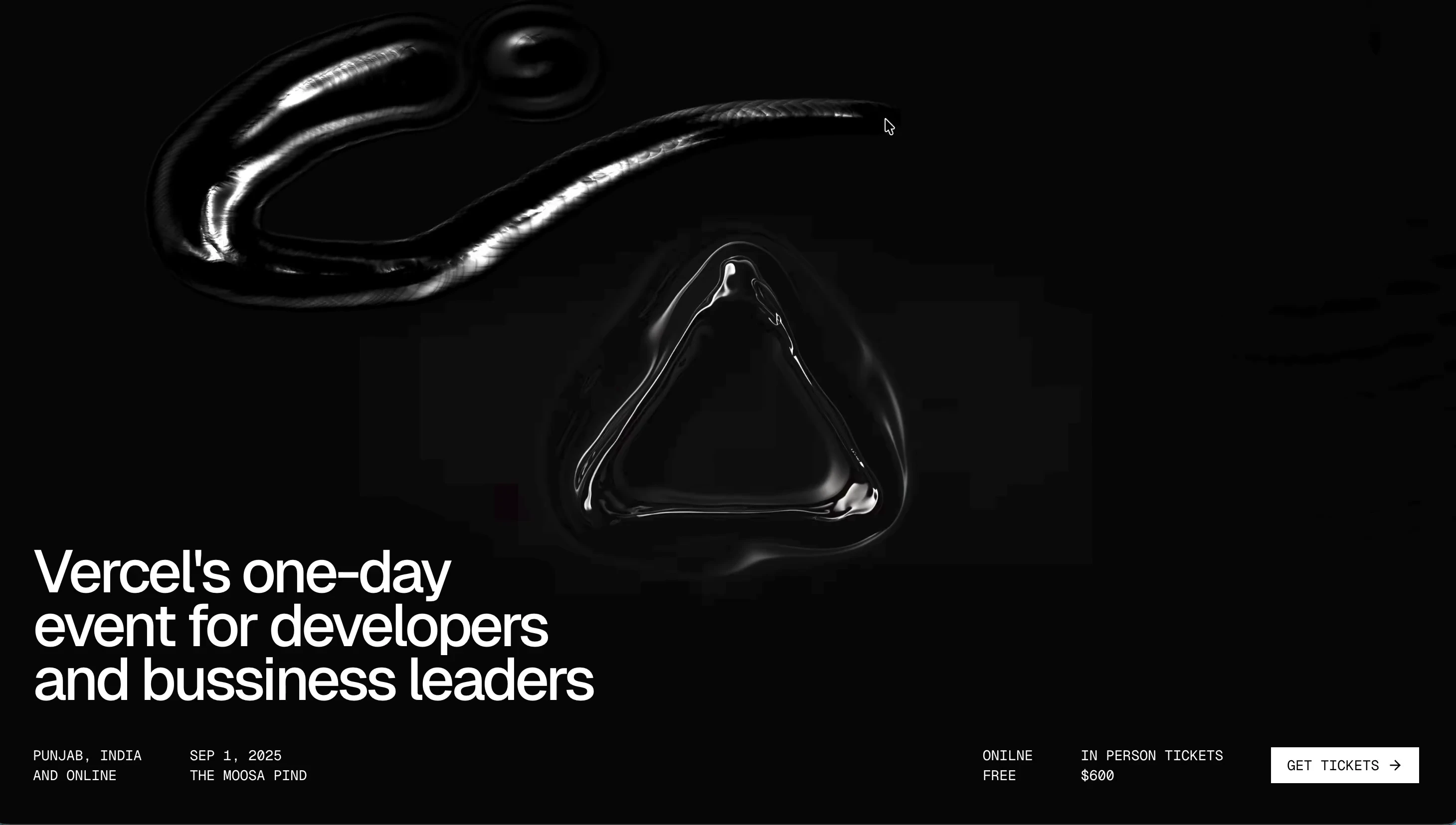 Vercel Liquid simulation