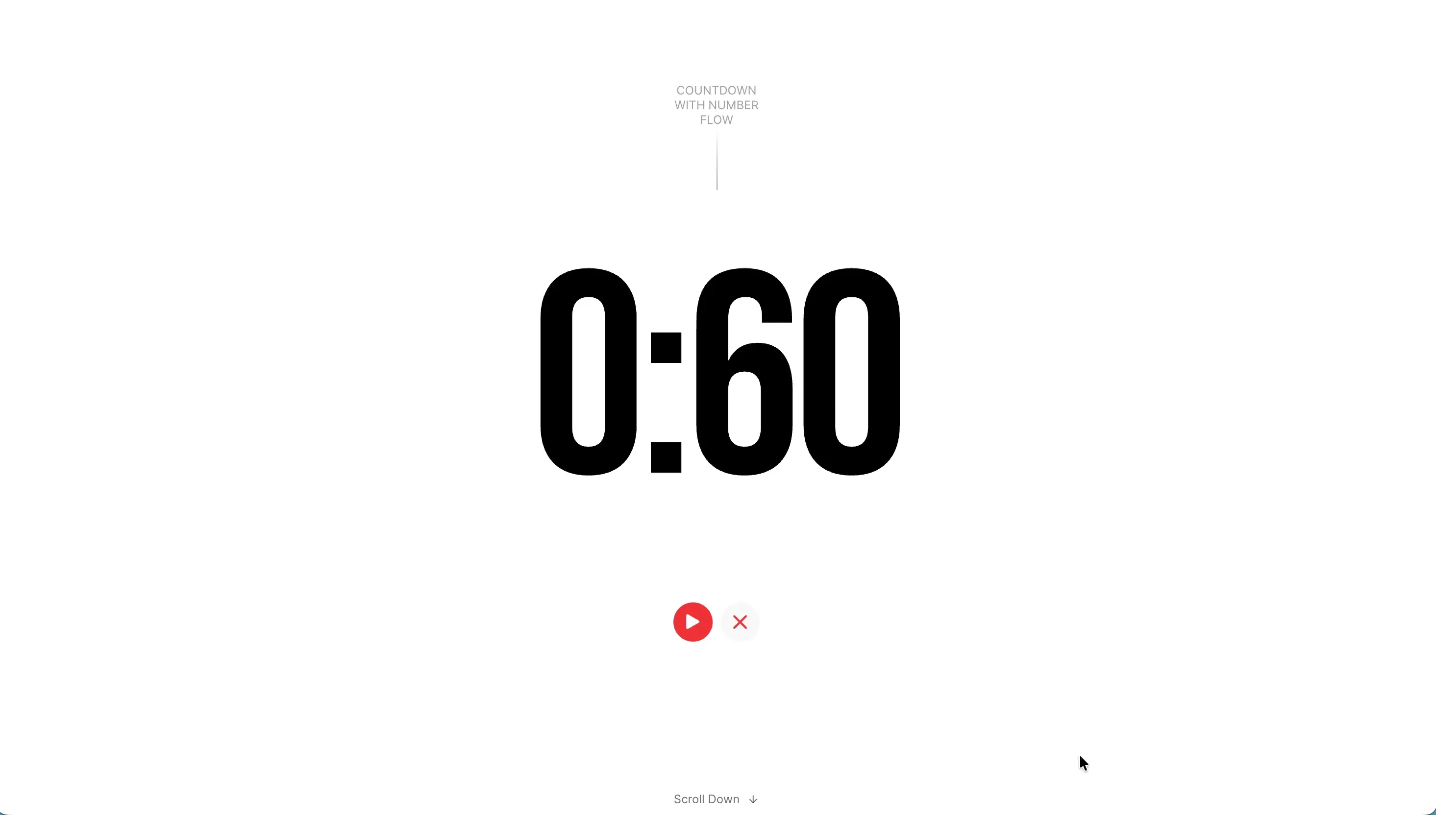 Animated number