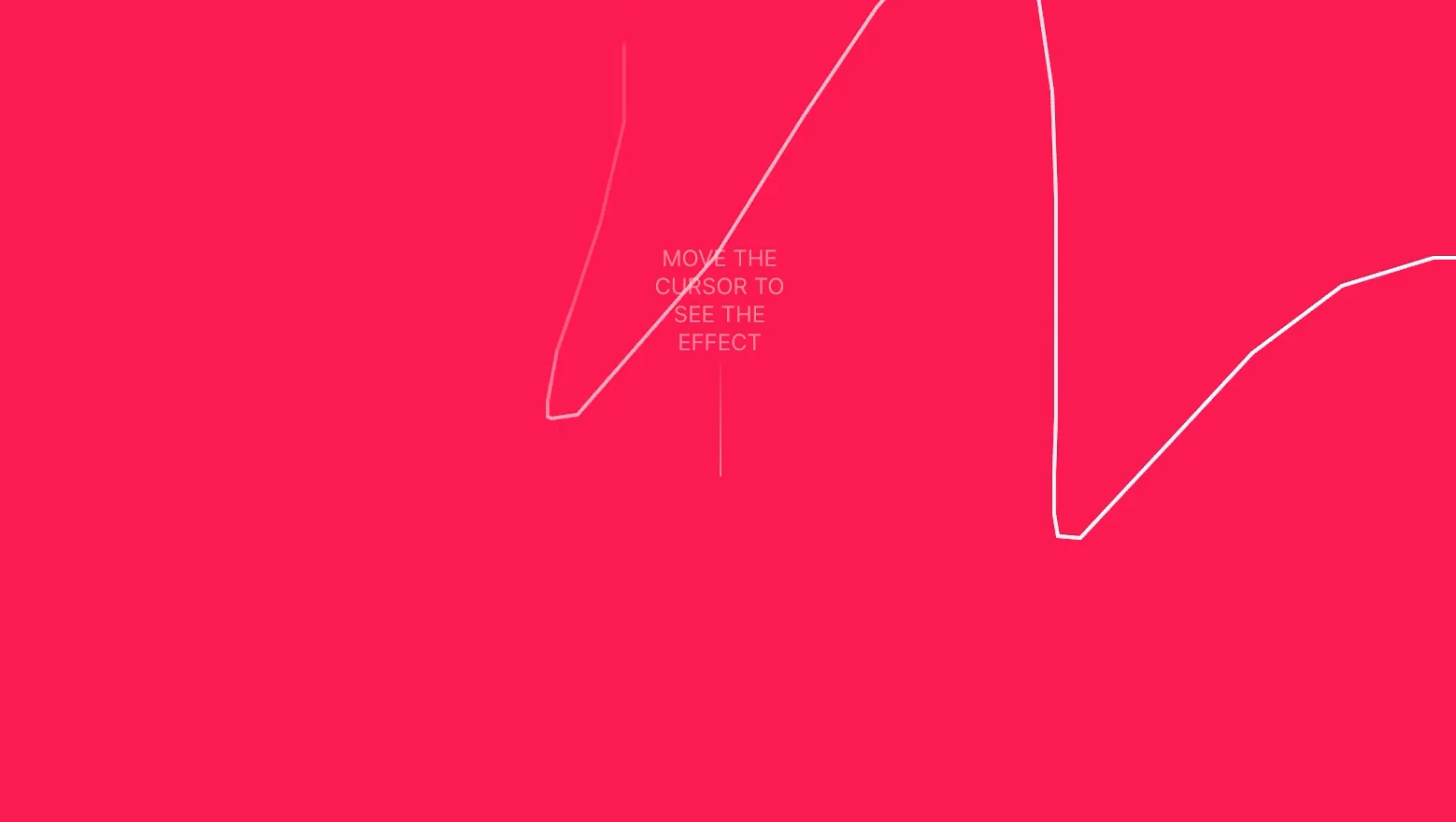 Drawing cursor effect